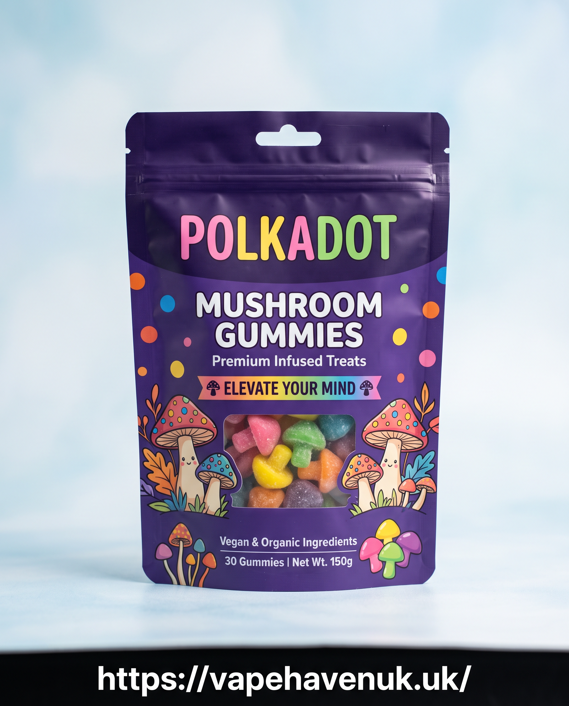 Learn about Polkadot Mushroom Gummies, their ingredients, product labelling, UK food regulations and important safety considerations.