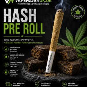 hash pre roll UK, hash pre-rolls, cannabis pre rolls UK, hash joint UK, cannabis resin, hashish UK, THC pre roll, pre rolled hash joint, cannabis laws UK, hash pre-roll information